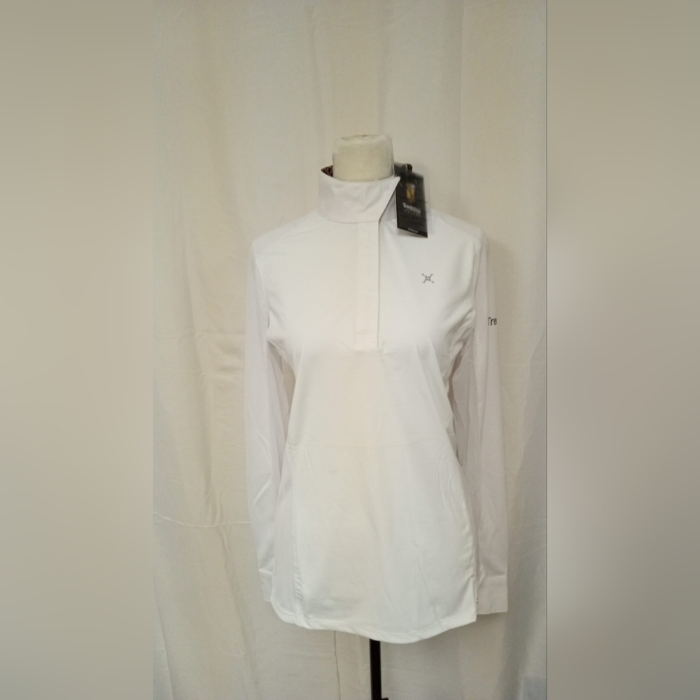 Tredstep- Symphony Solo Milan LS Comp Shirt/ Color White/ NWT/ MSRP $109.00